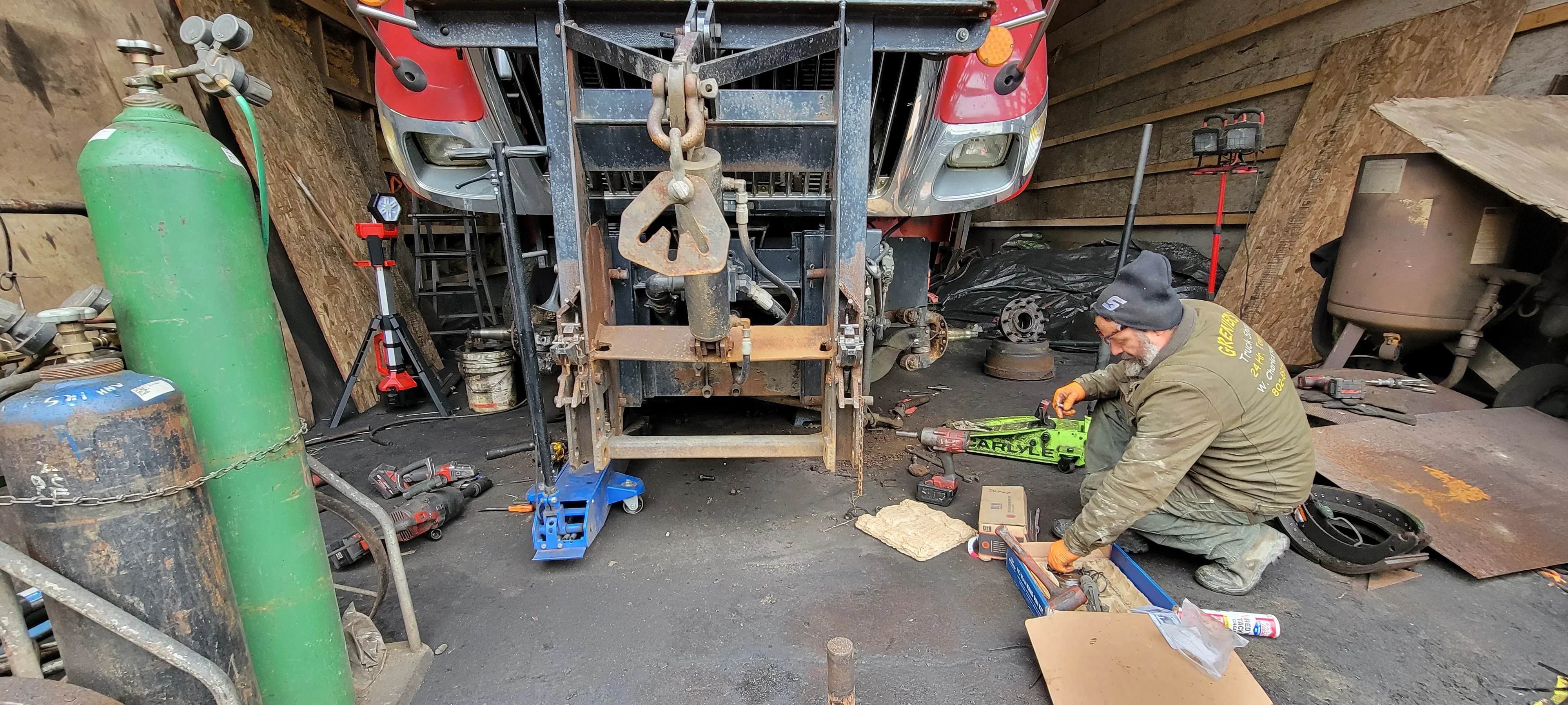 Tow Truck Repair Work