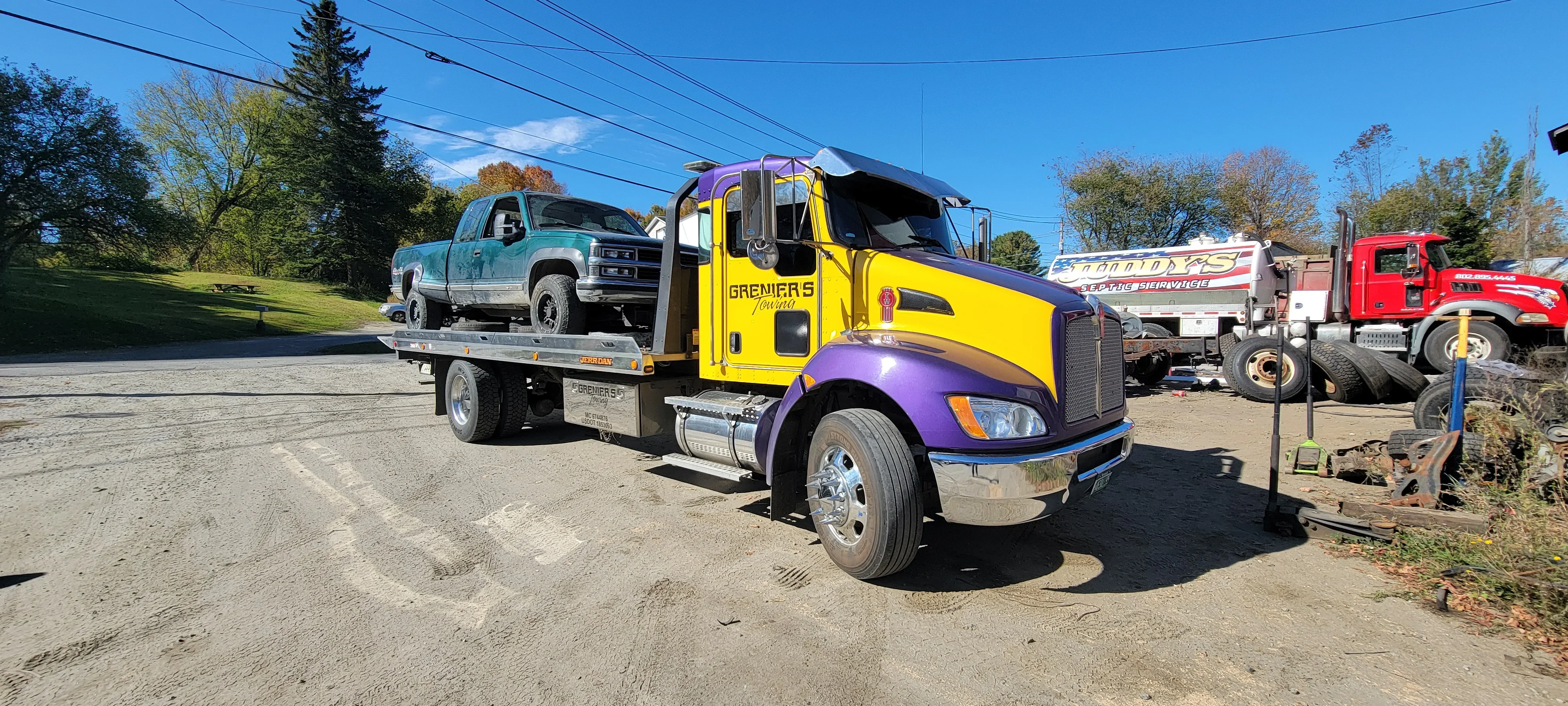 Flatbed Tow Truck Transport