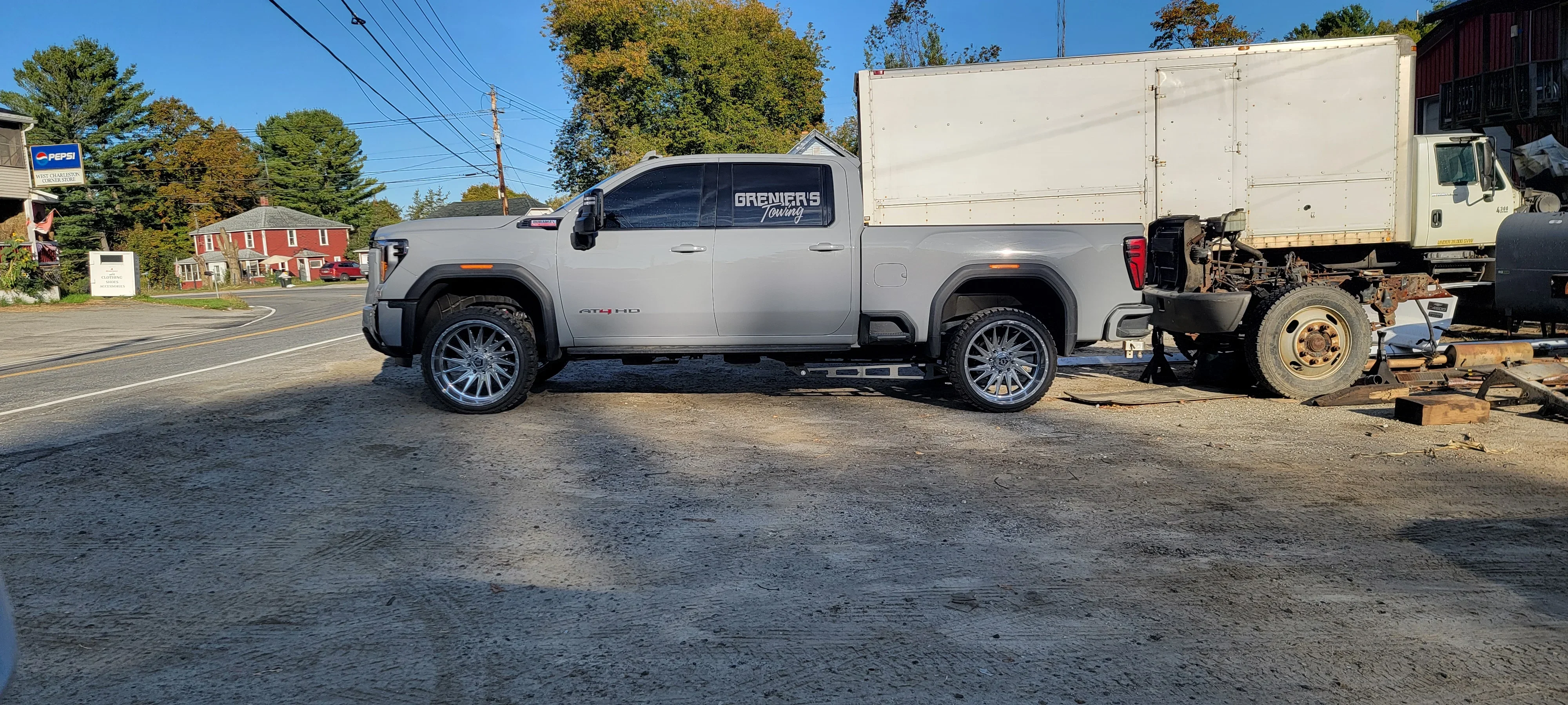 Towing Truck Repair Scene