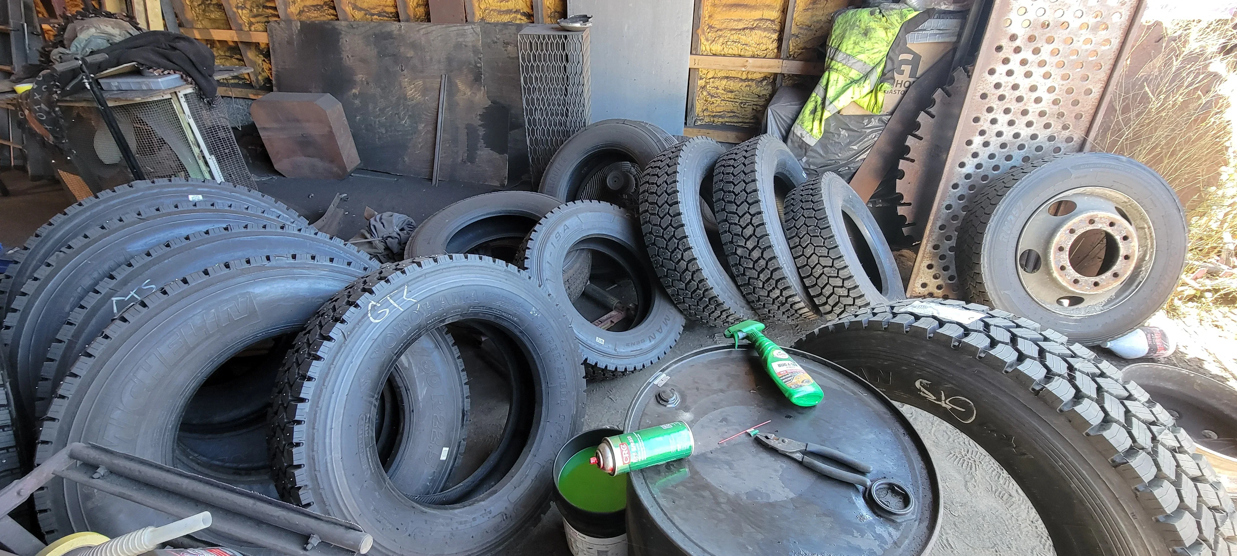 Truck Tire Storage Repair