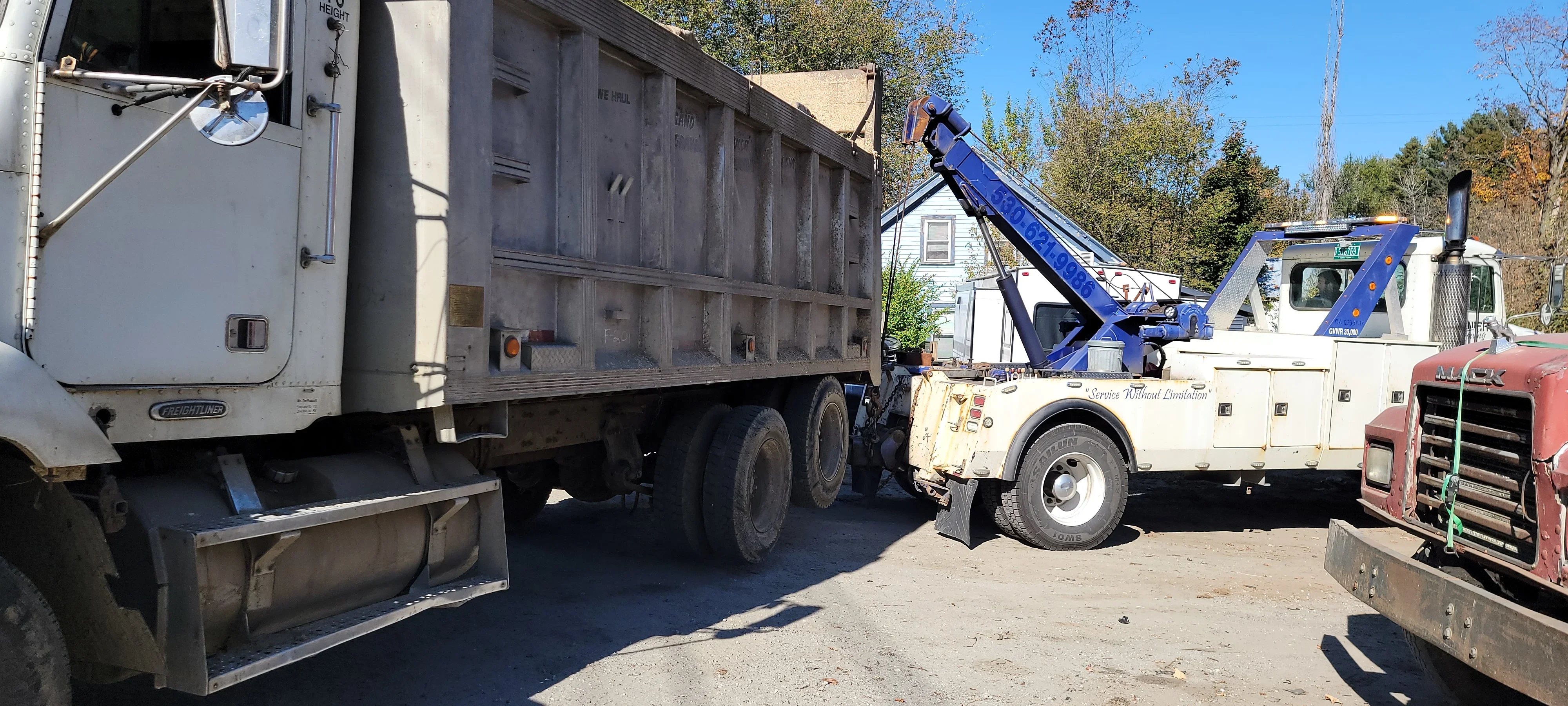 Dump Truck Recovery Operation