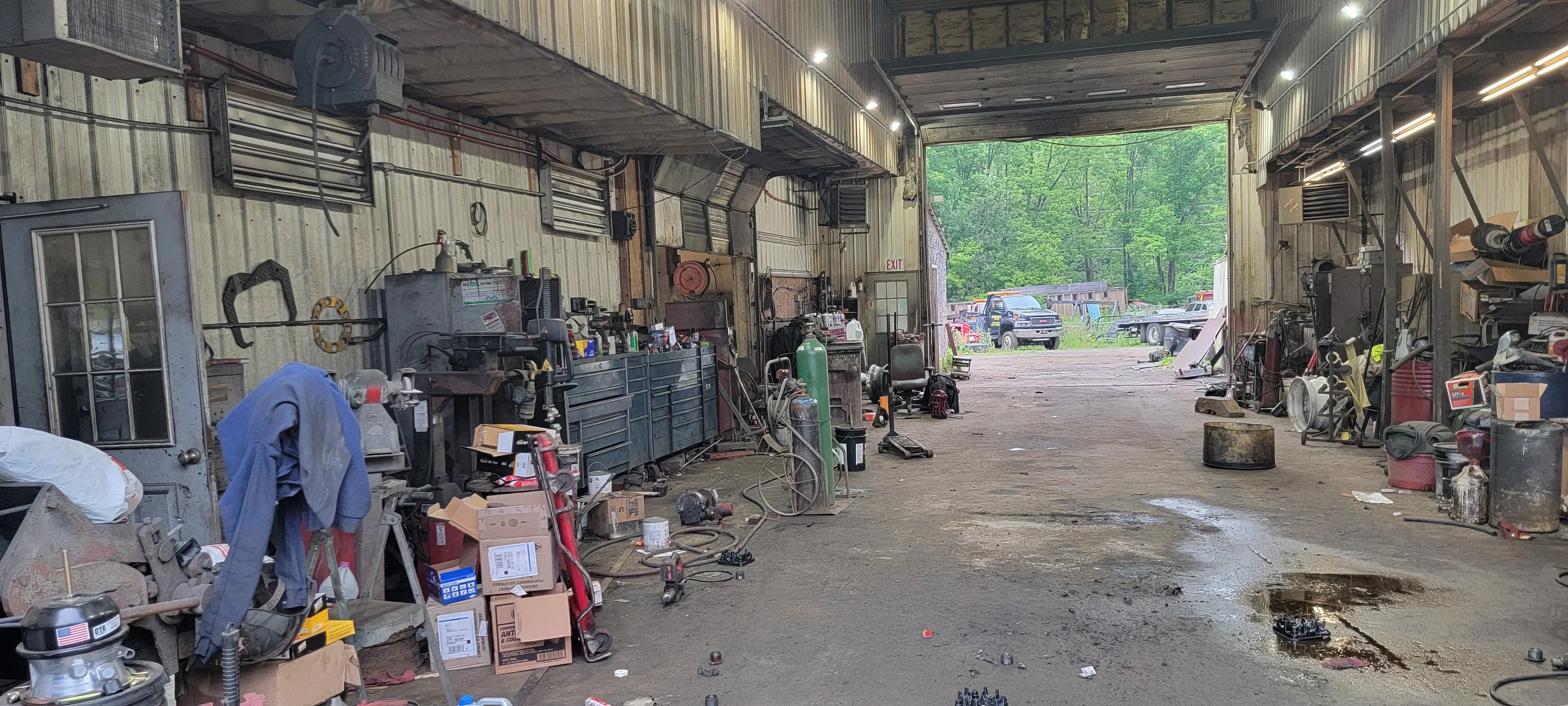 Truck Repair Workshop Interior