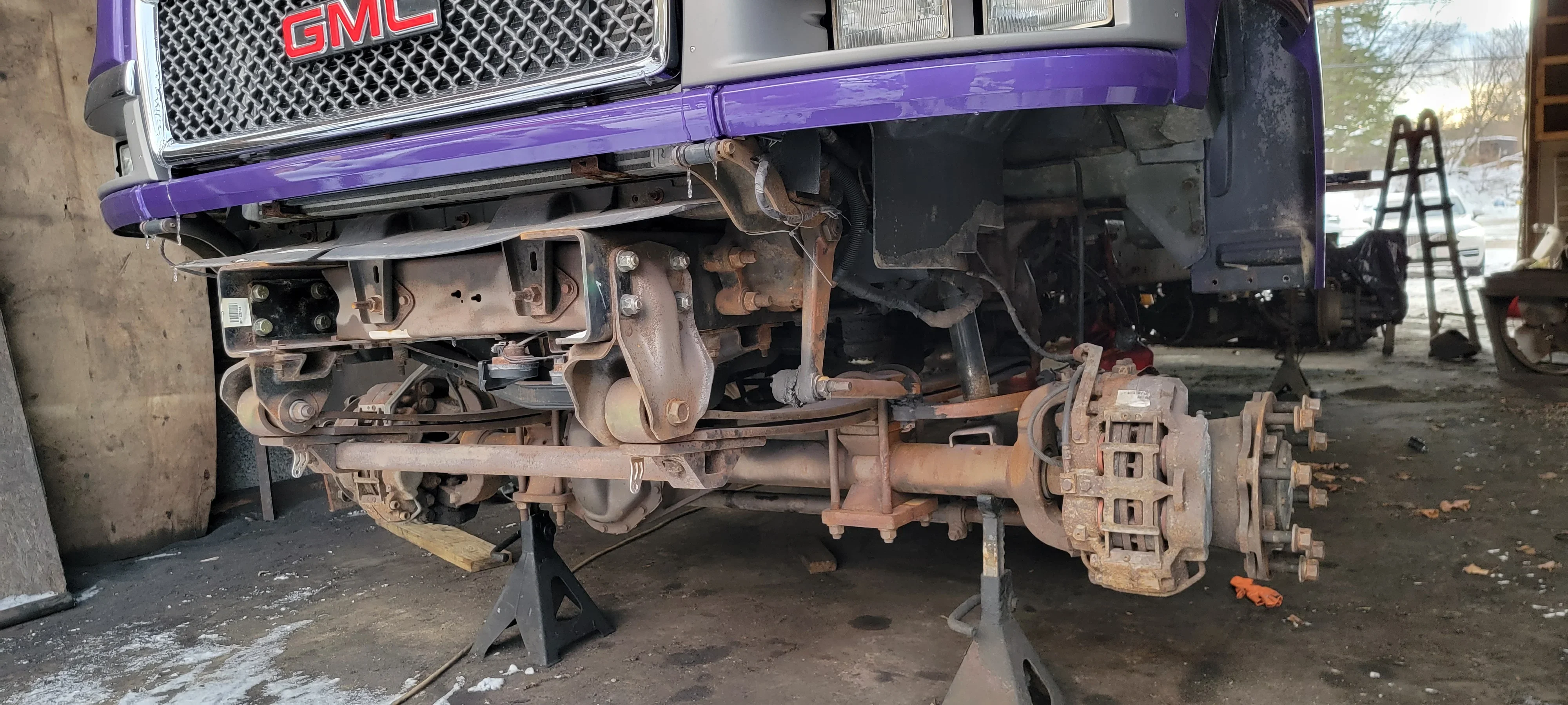 GMC Truck Front Axle Repair