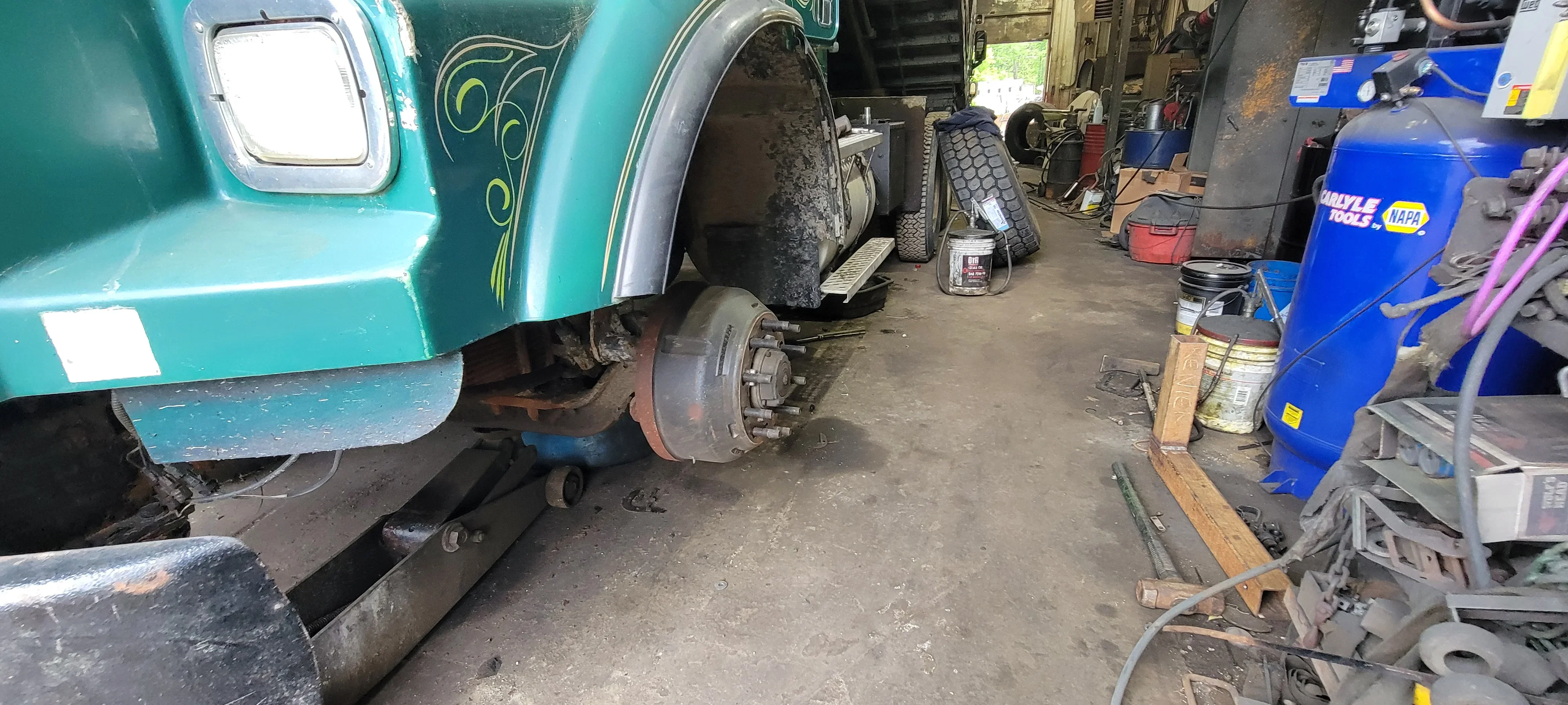 Truck Wheel Hub Repair