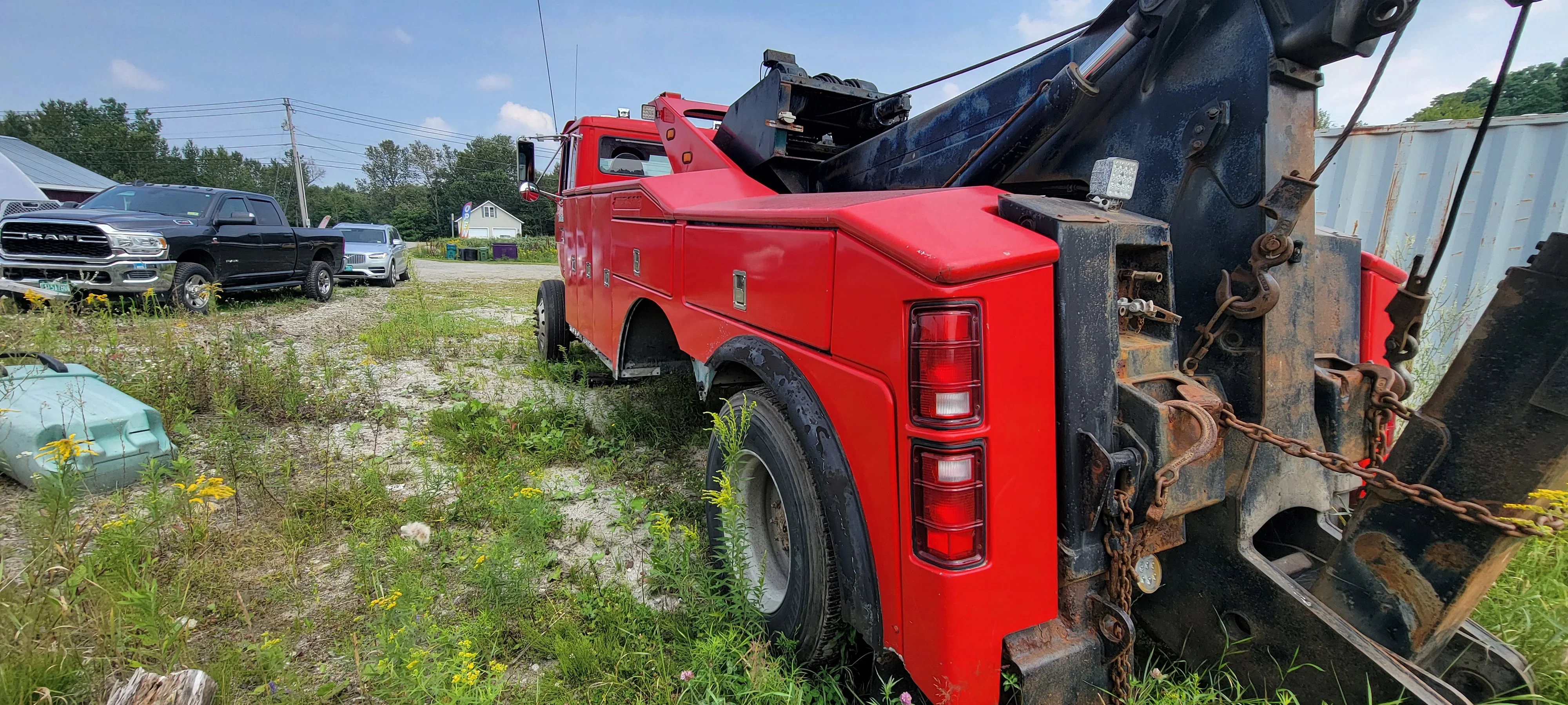 Red Recovery Tow Truck
