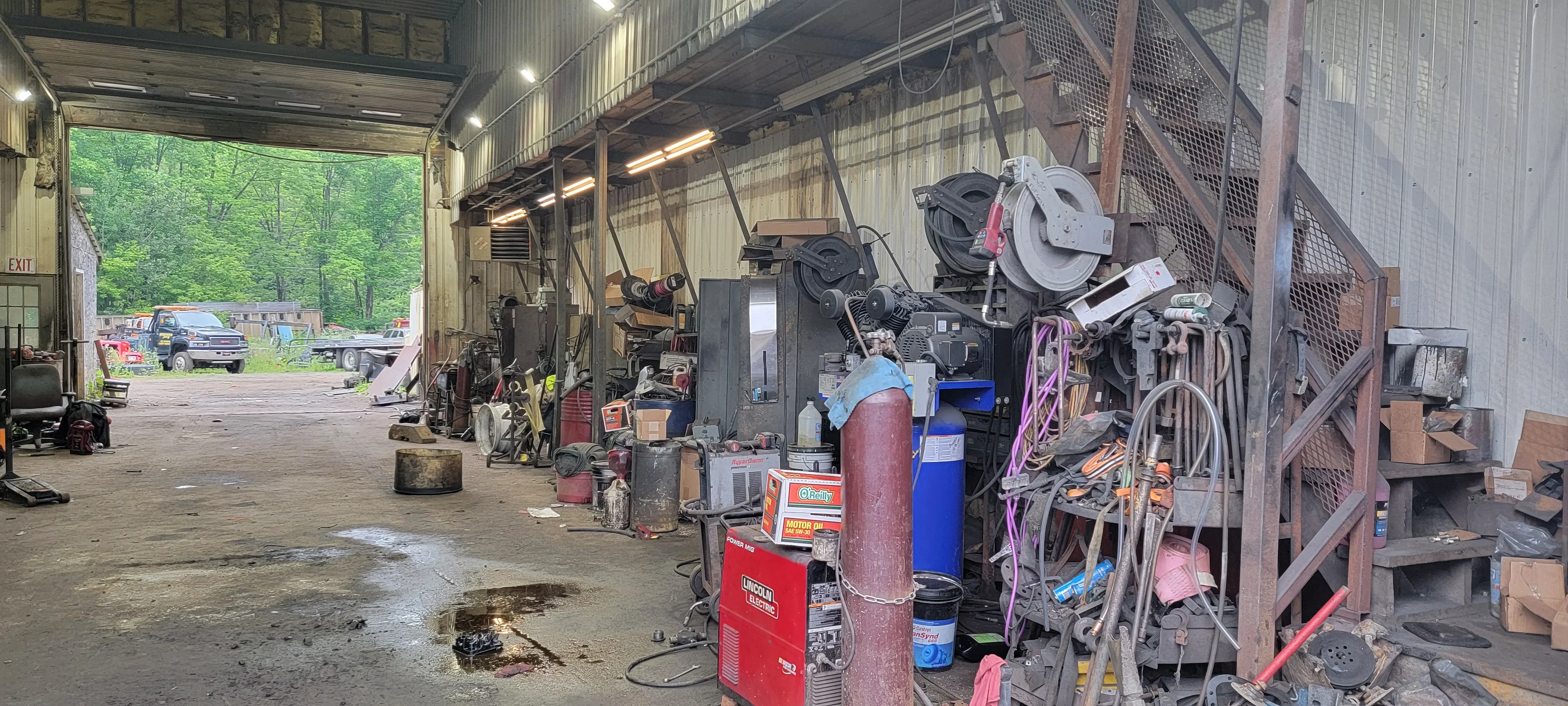 Truck Repair Shop Interior