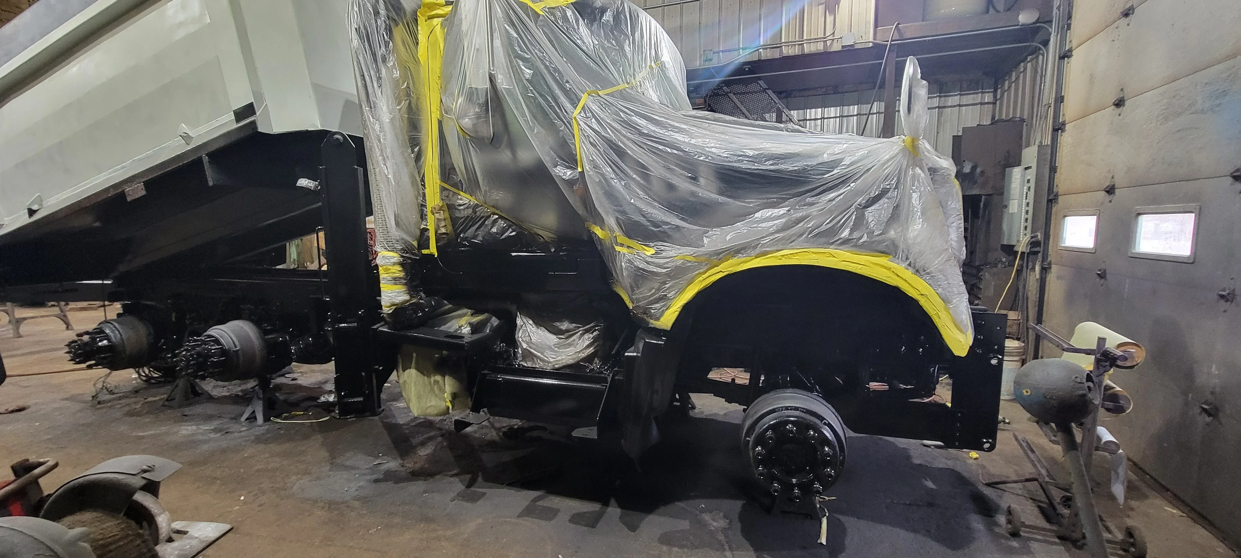 Truck Body Repair in Progress