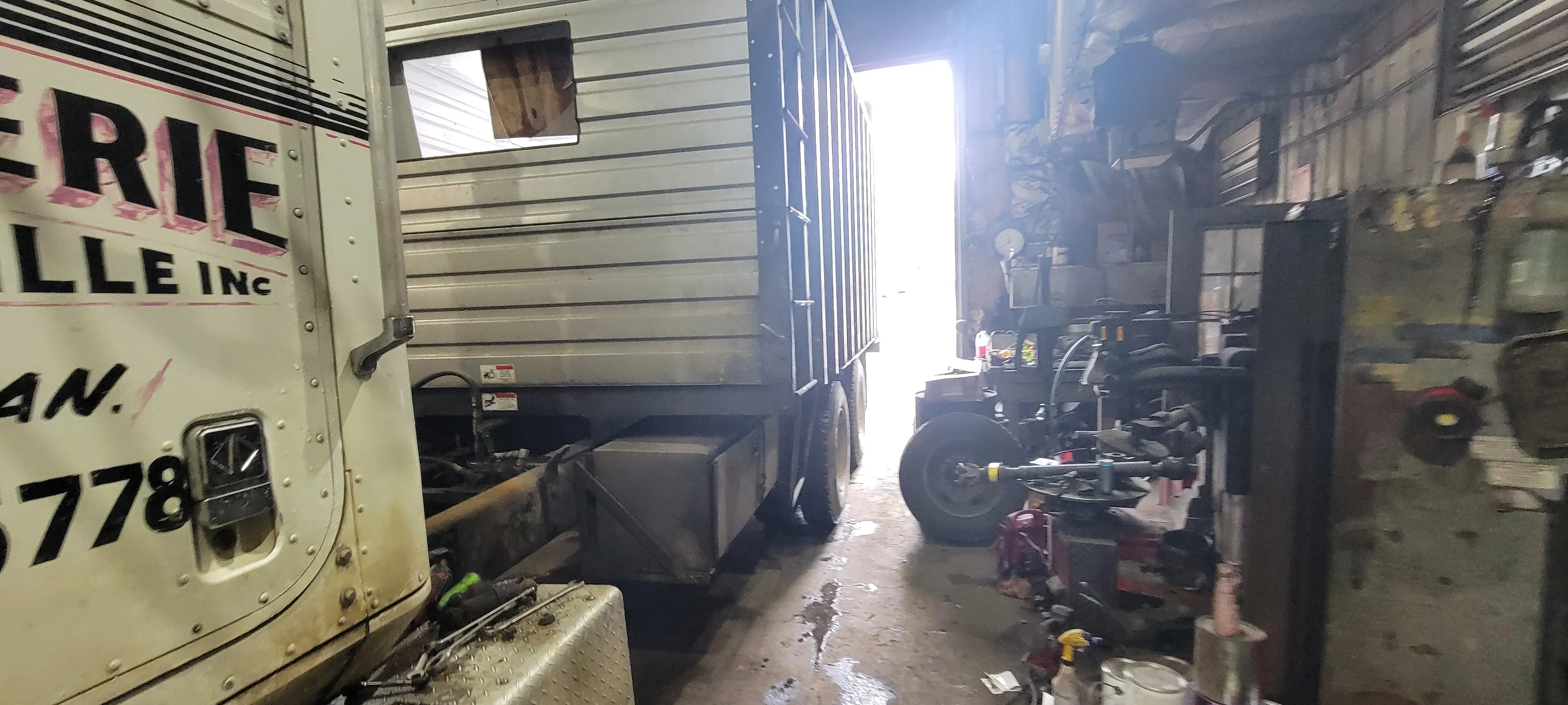Truck Repair Shop Interior