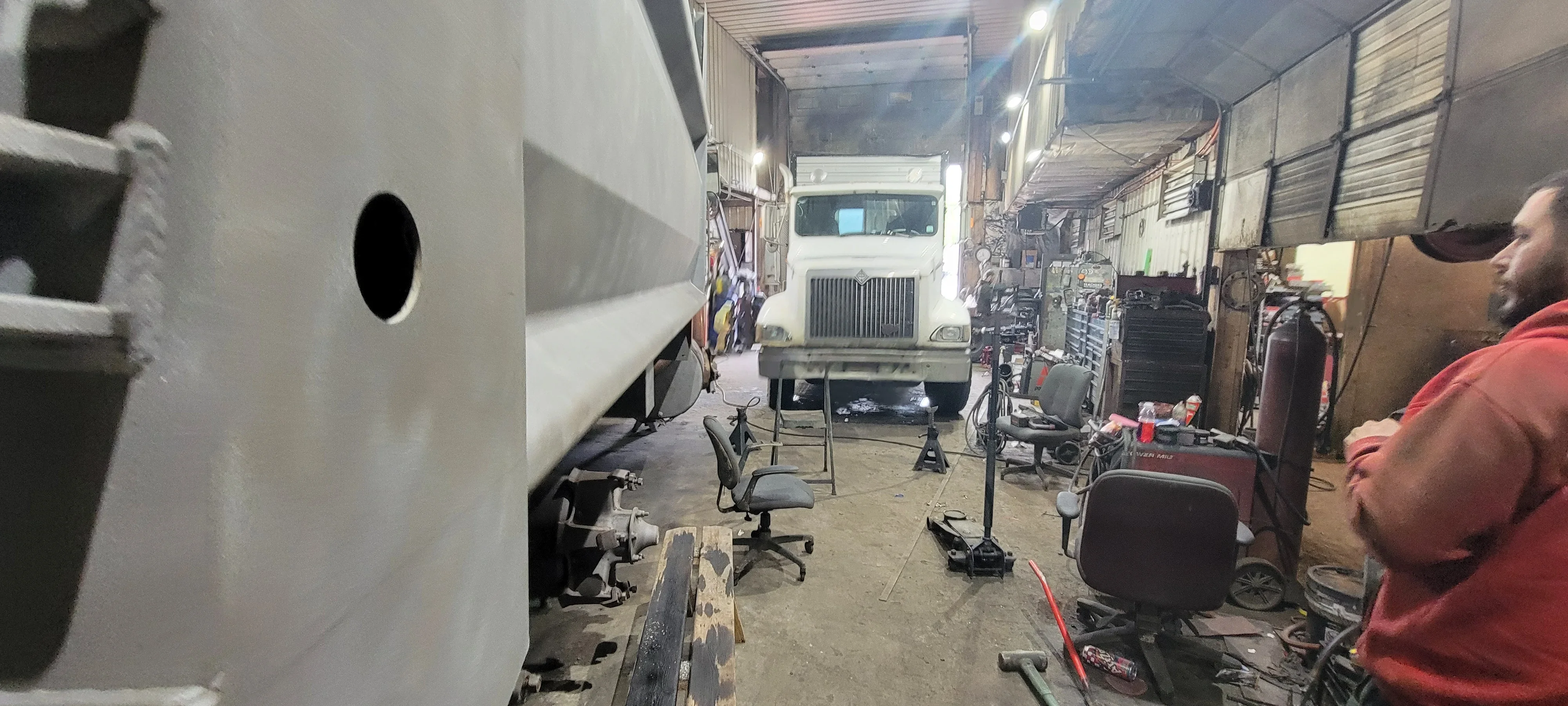 Truck Repair Shop Interior