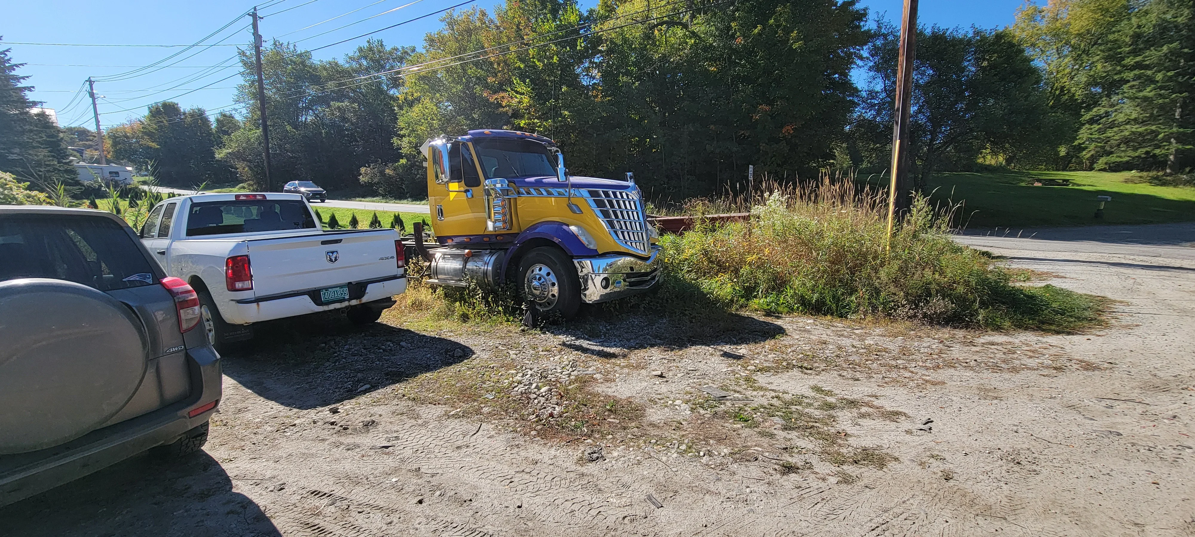 Semi Tractor Recovery Scene