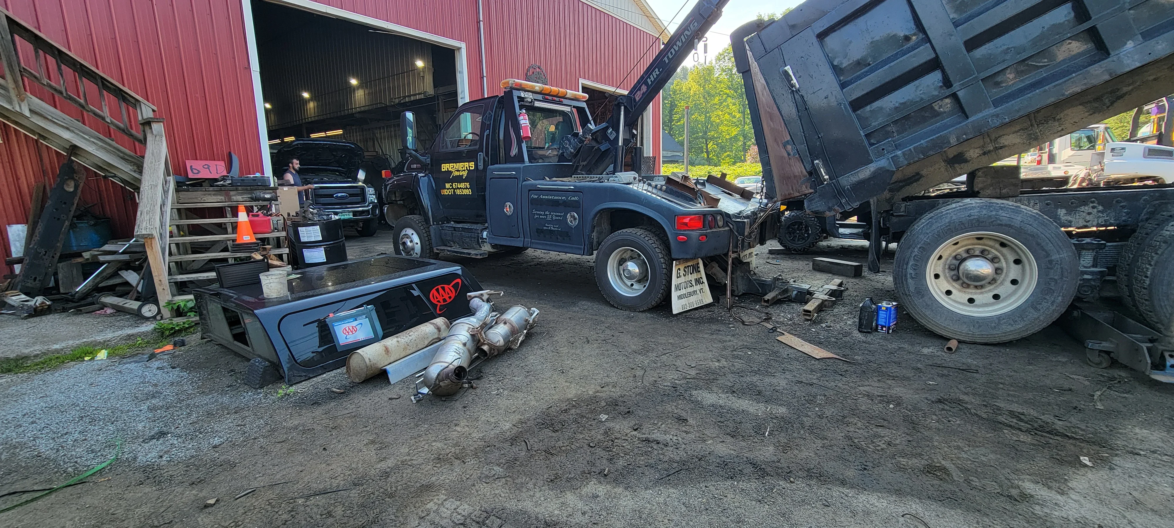 Wrecker Truck Repair Operation
