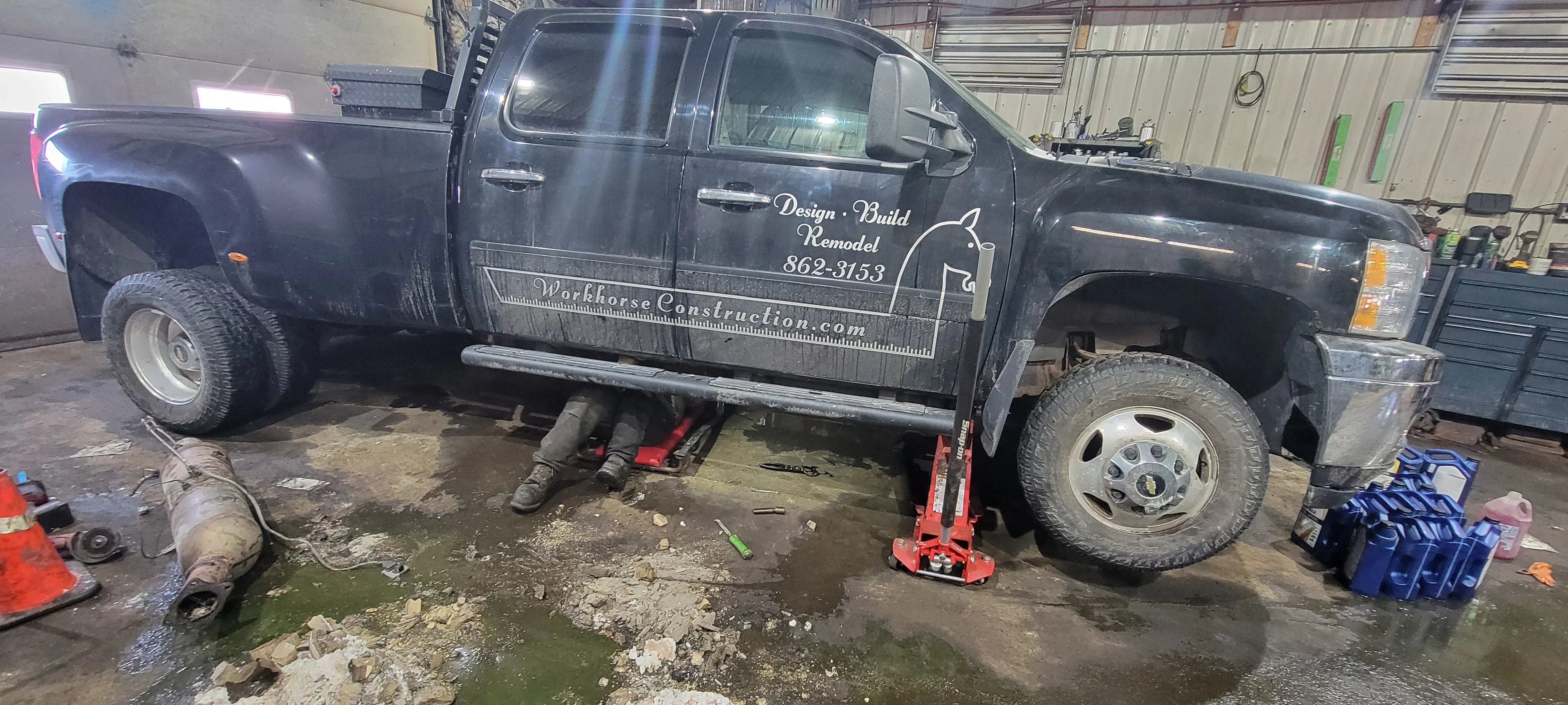 Truck Repair in Progress