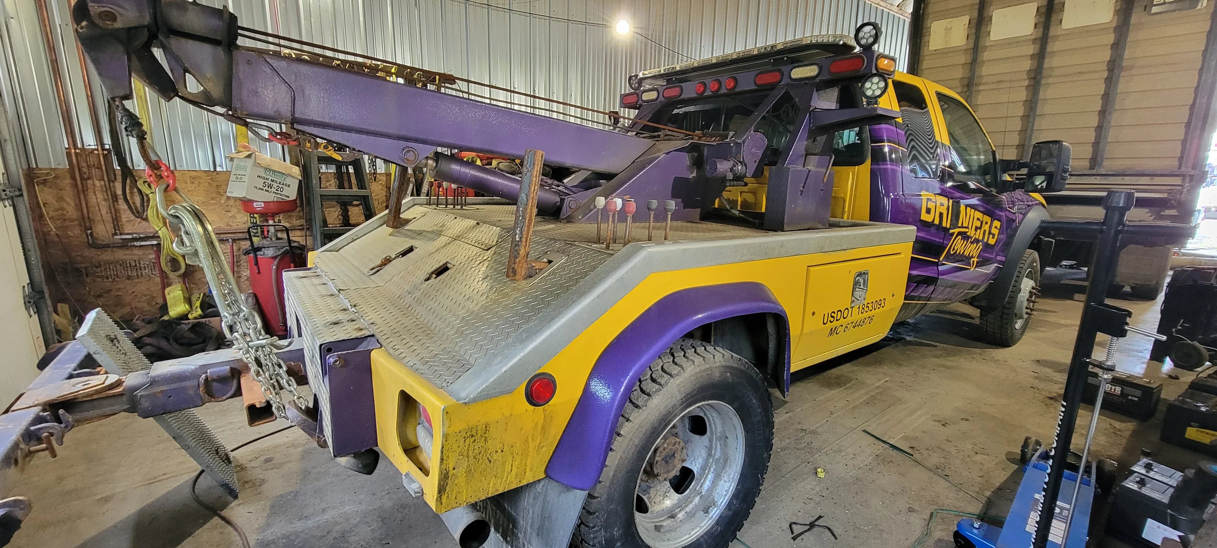 Tow Truck Repair Shop