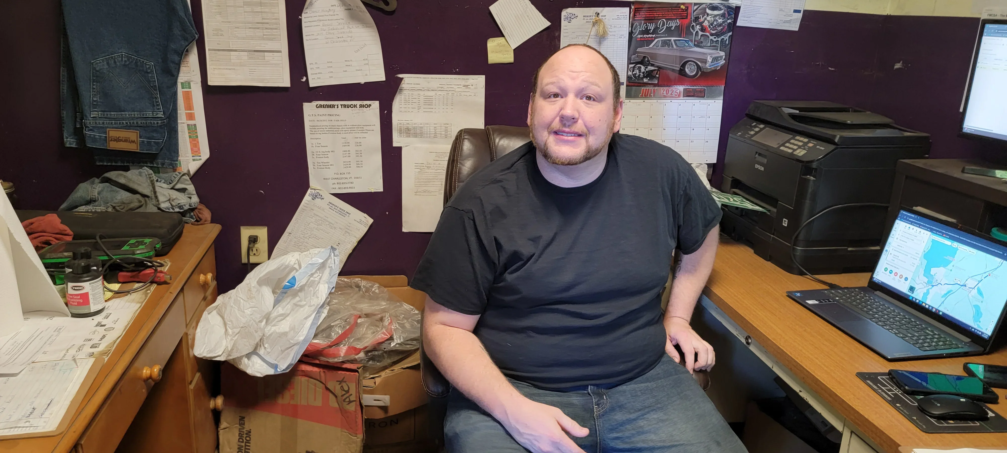 Truck Repair Shop Office