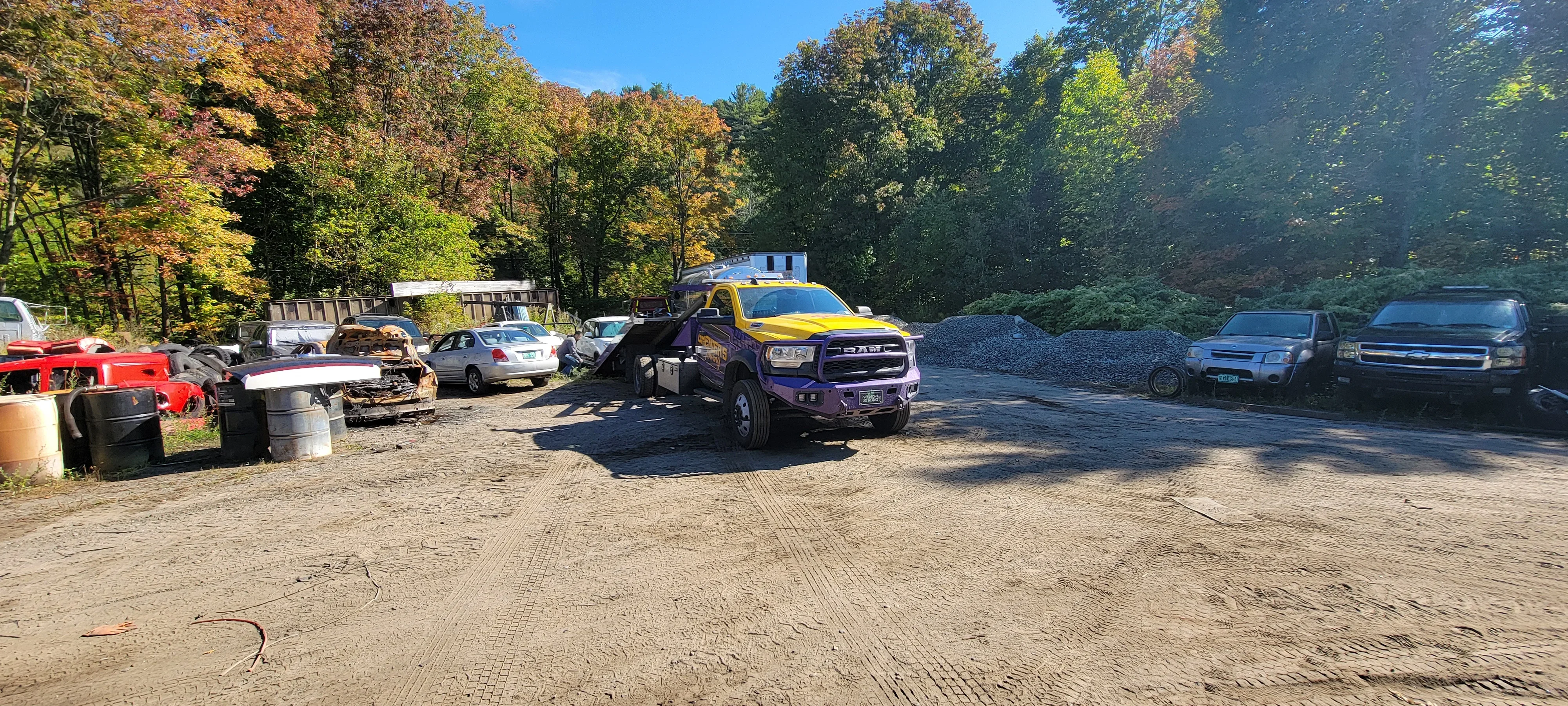 Tow Truck Recovery Operation